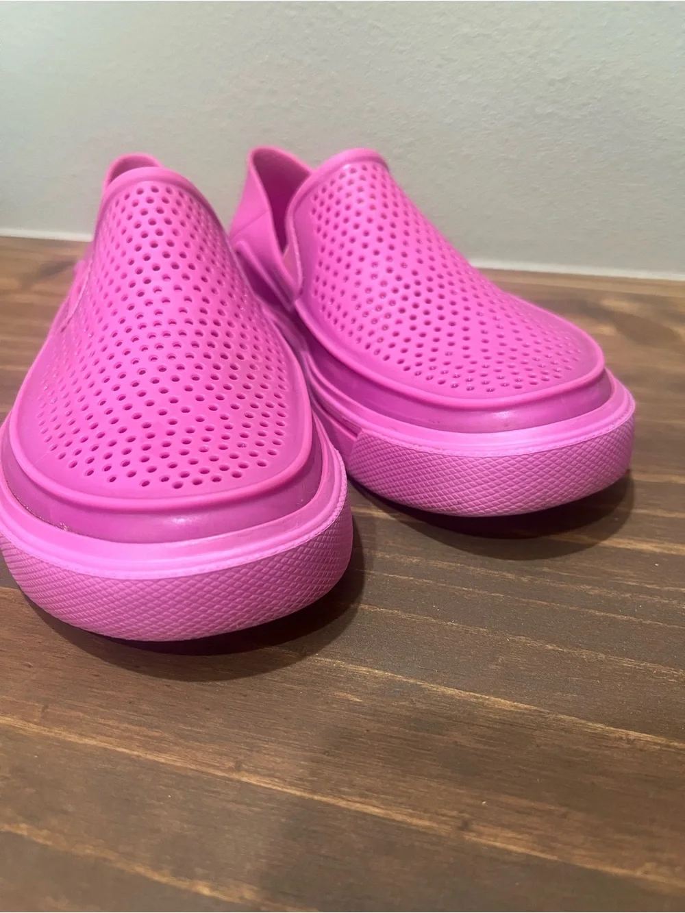 CROCS showcasing vintage